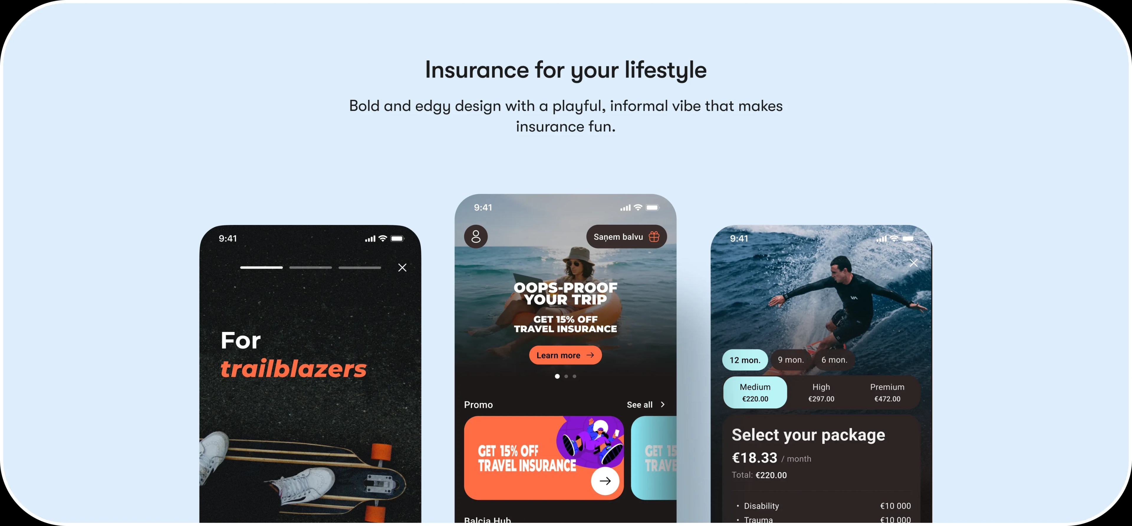 Balcia - insurance for your lifestyle