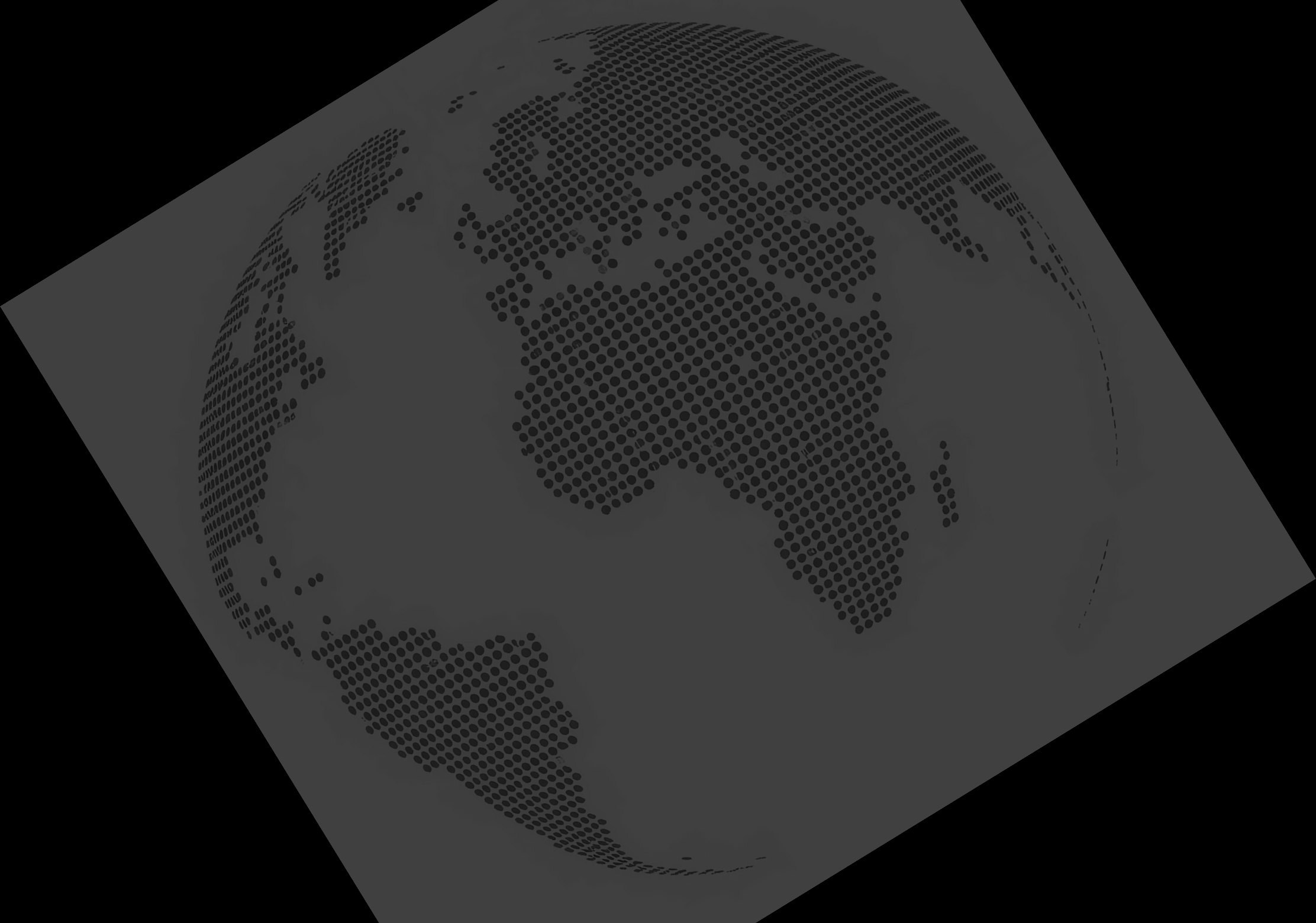 Transparent globe image