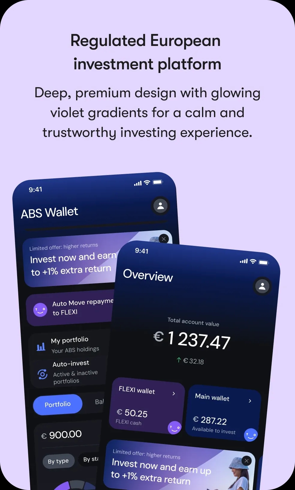 Regulated European investment platform