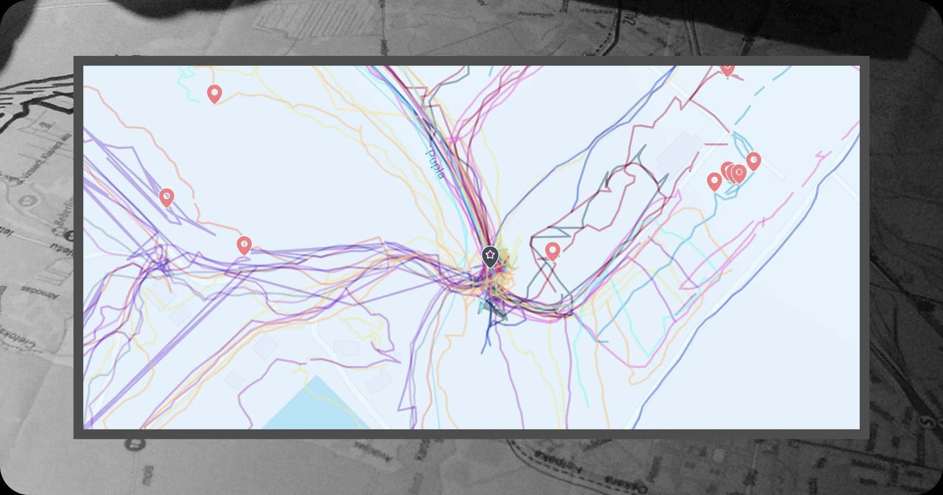 image showing patrol paths