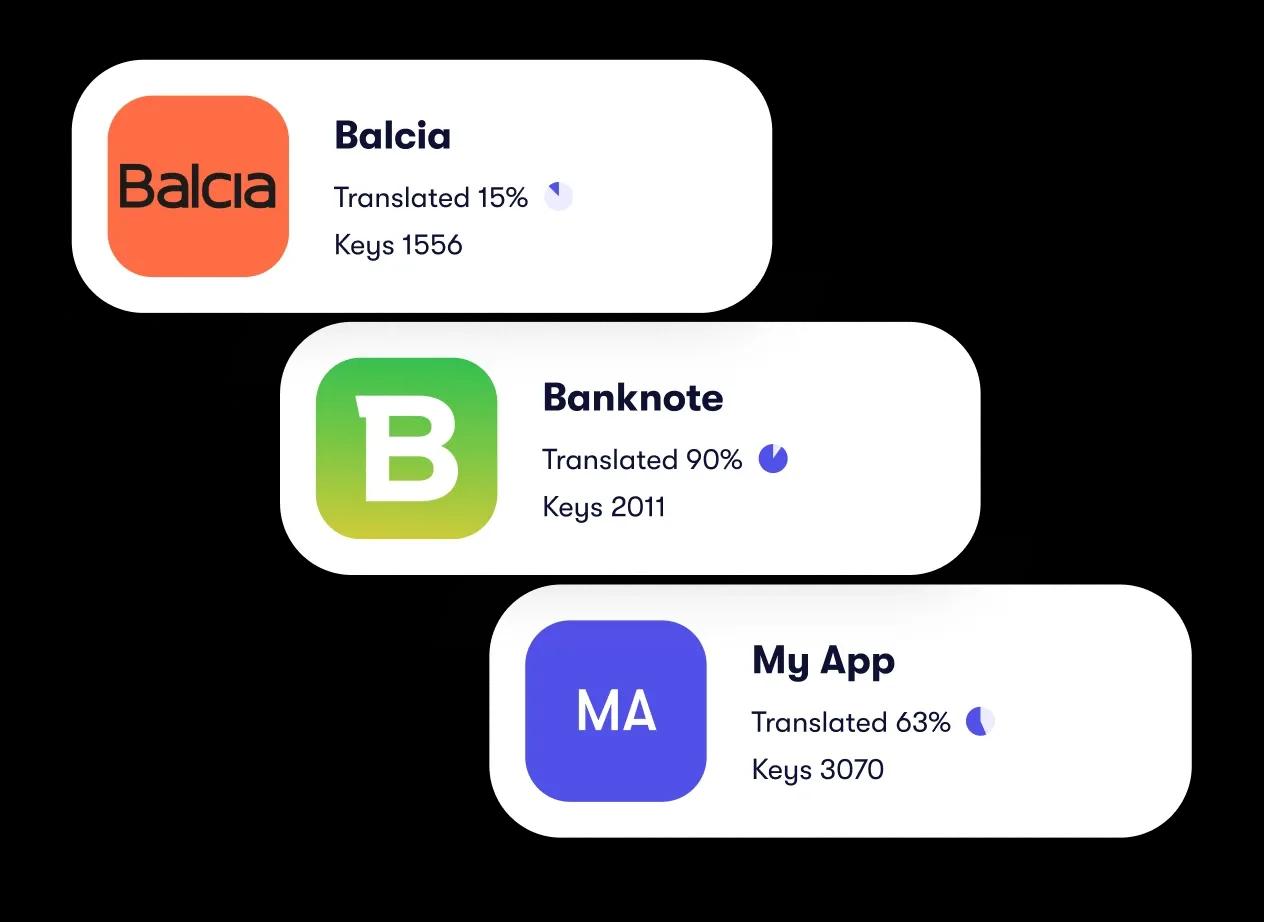 Balcia & Banknote app logos
