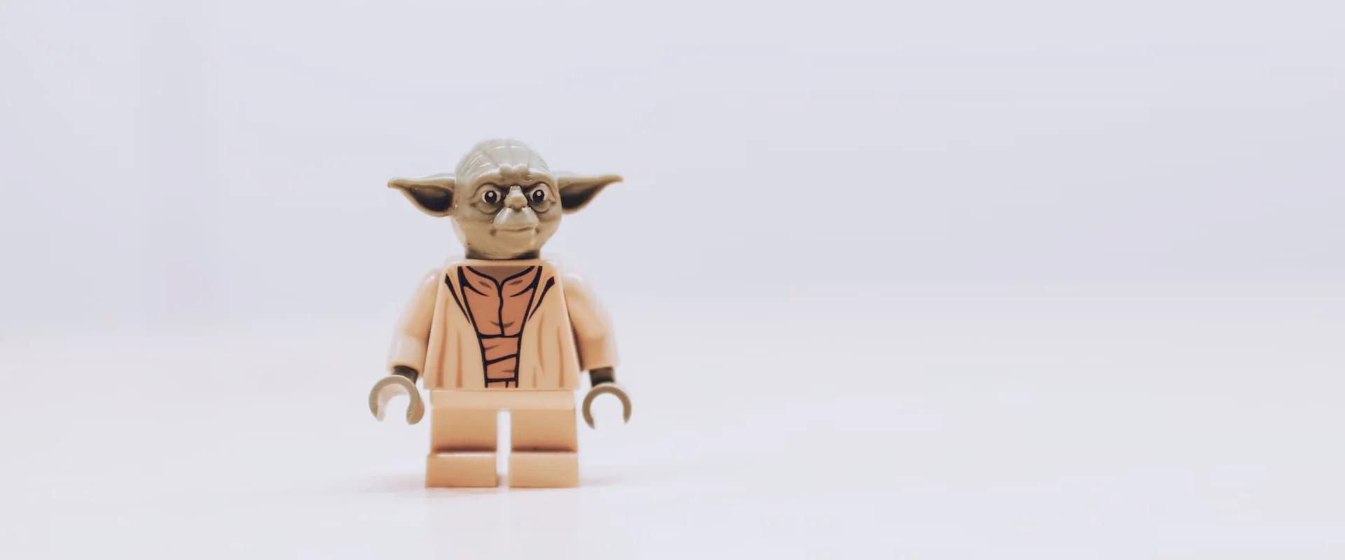 Lego master Yoda from star wars