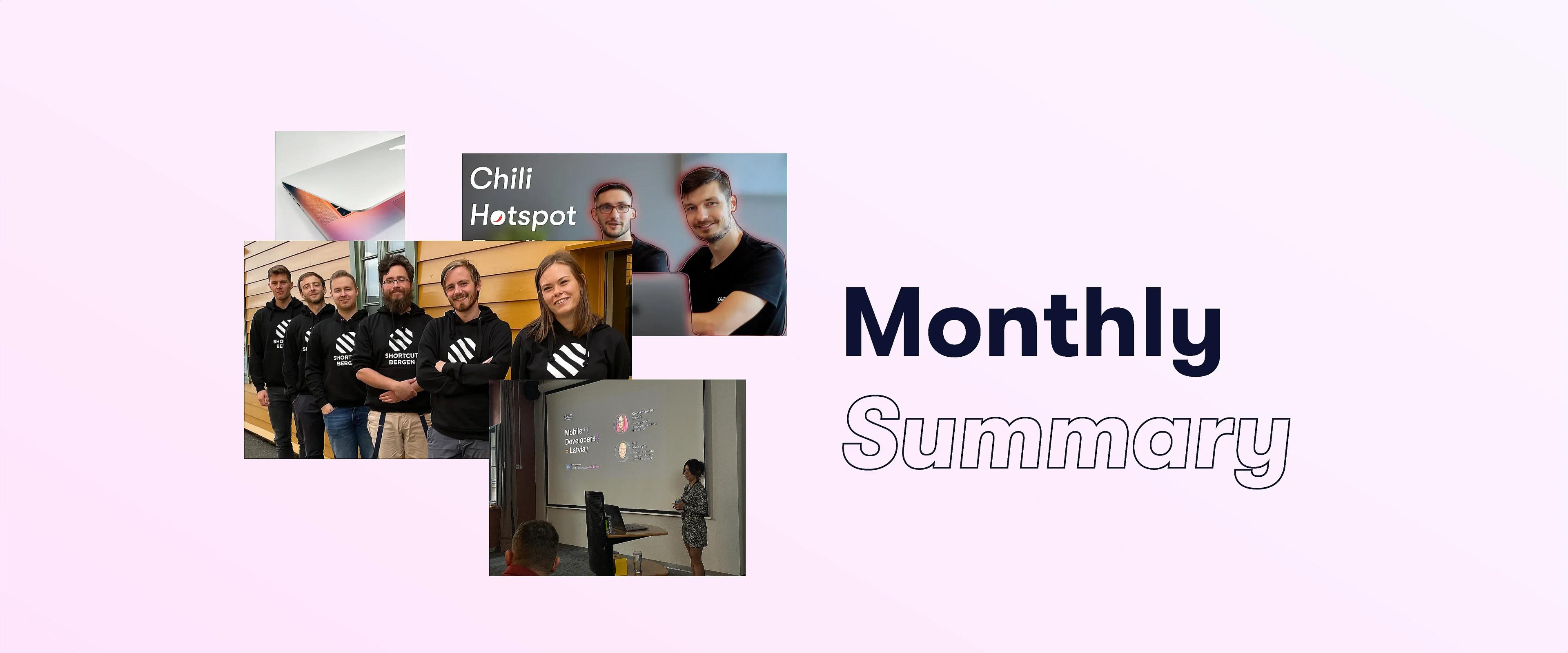 Monthly summary - August