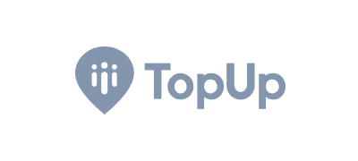 Gray TopUp logo
