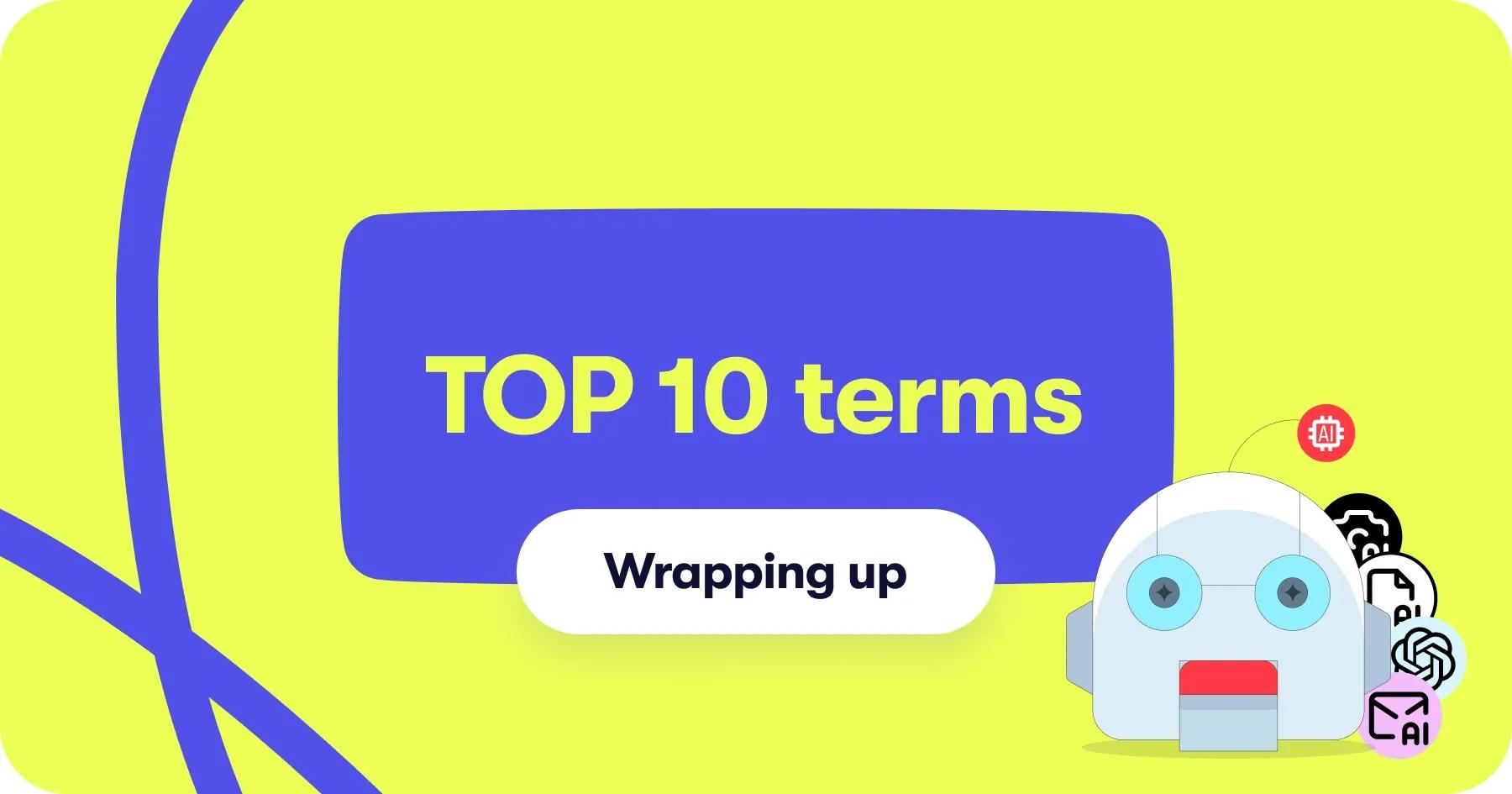 image showing top 10 AI terms to remember