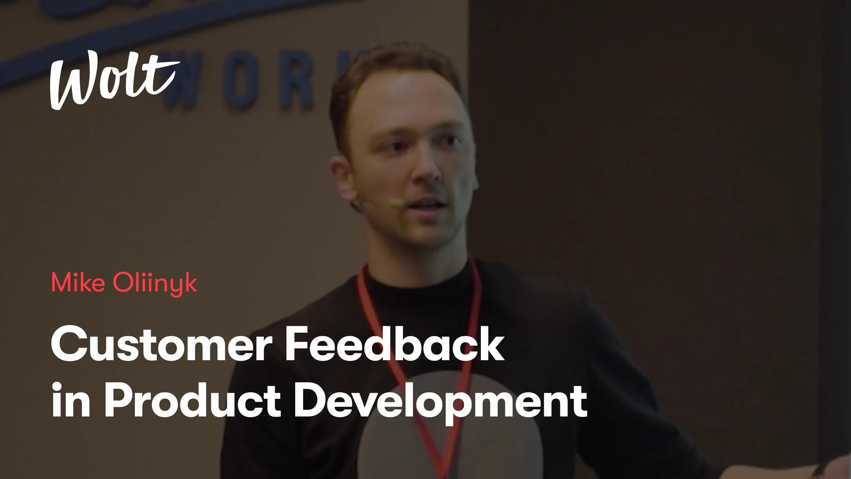 Customer Feedback in Product Development