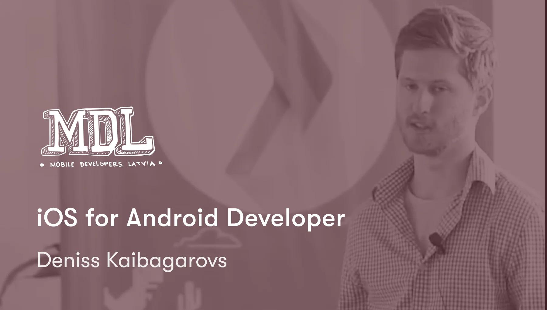 iOS for Android Developer