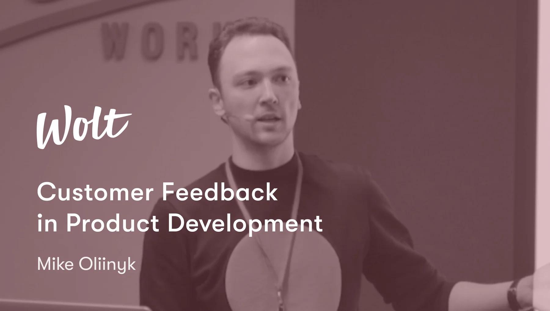 Customer Feedback in Product Development