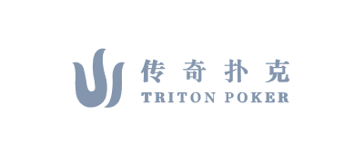 Gray Triton poker logo