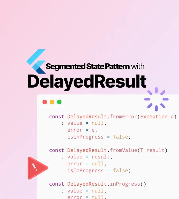 A delayed results pattern displaying on a desktop screen