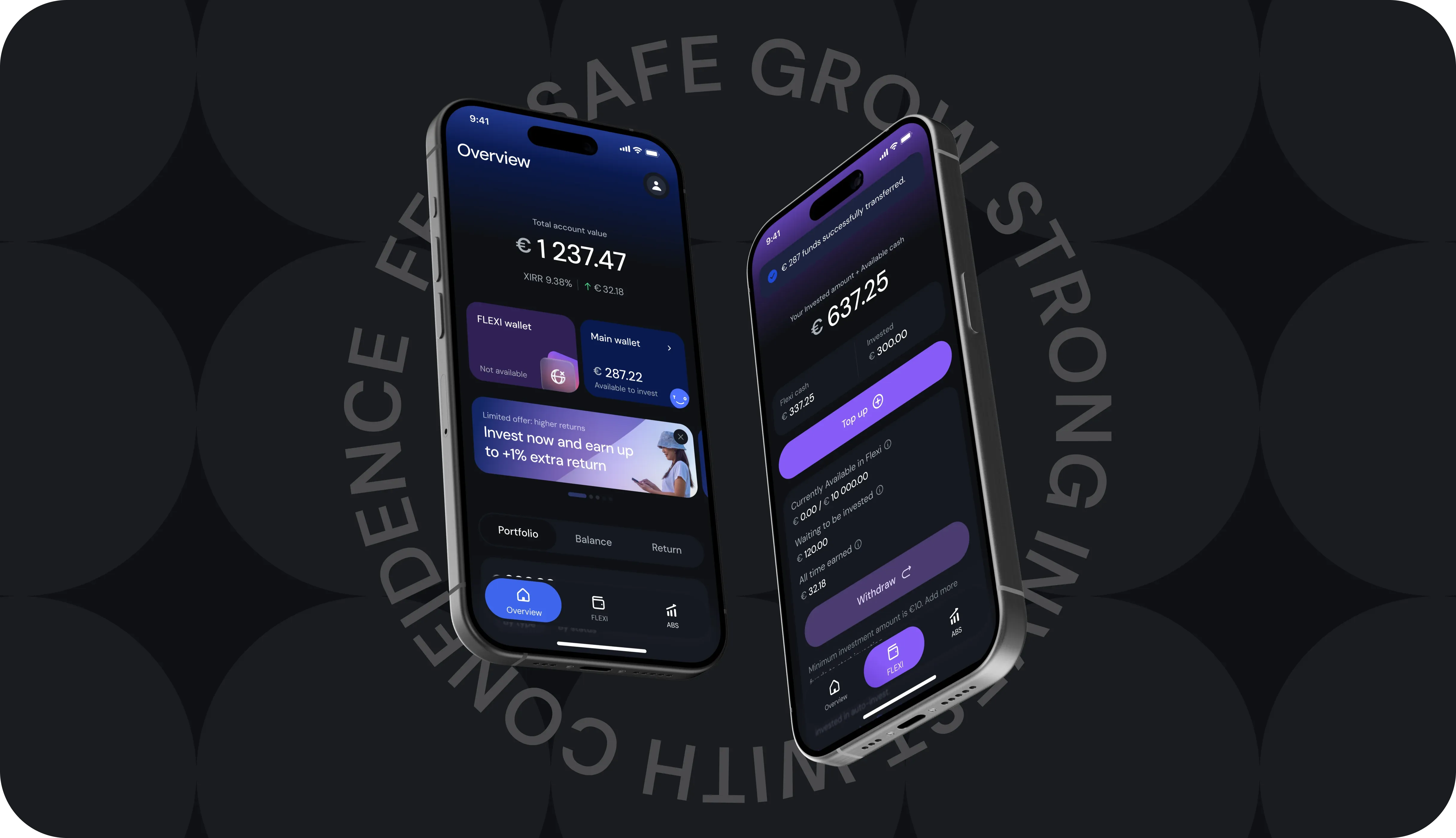 Twino app dark theme